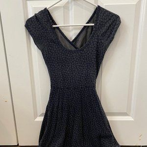 Cute Brandy Melville floral dress with back cutout